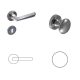 Neo Satin chrome surface WC Button/Handle