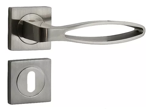 Rozetă ovală Rozetă pătrată Suprafață crom satinat BB