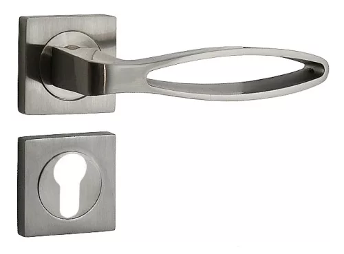 Rozeta ovala Rozeta patrata Suprafata crom satinat PZ