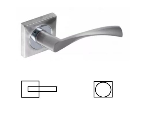 Gréta Satin chrome surface BB Button/Handle