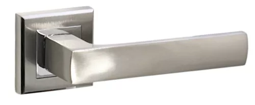 Rozetă pătrată Maffia Suprafață din crom satinat Numai mâner pe rozeta superioară