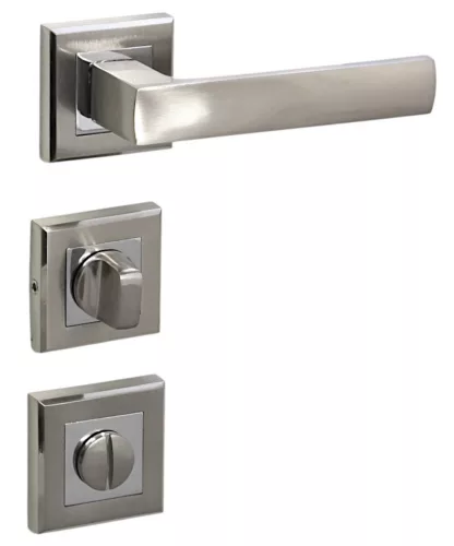 Maffia Rozetă pătrată WC suprafață crom satinat