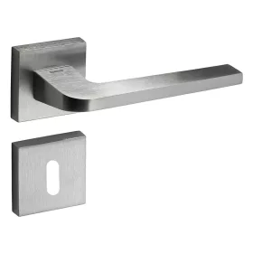 London (Flake) Rozetă pătrată Suprafață crom satinat BB