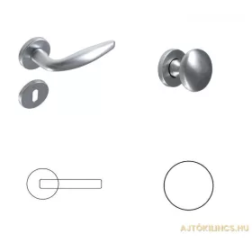   Easy Premium PZ Knopf/Türknauf mit satinierter Chromoberfläche