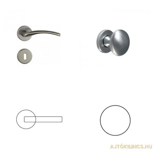 Cool Satin chrome surface BB Button/Handle