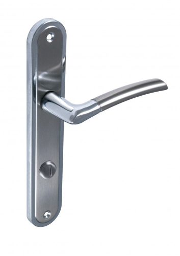 Figo Schild Satin Chrome Oberfläche 90 mm WC