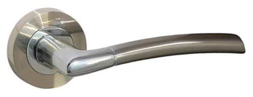 Figo Okrúhla rozeta Saténový chrómový povrch Len rukoväť na hornej rozete