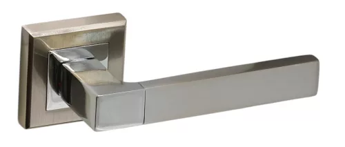 Star Štvorcová rozeta Satén chrómový povrch Len rukoväť na hornej rozete