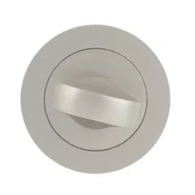 WC Schloss unten Runde satiniertes Chrom einfarbig