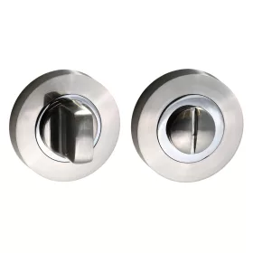   WC Schloss unten quadratisch mit zweifarbigem Rundem Mittelteil