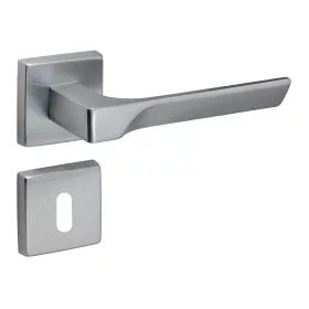 Flash rozeta Italian Pătrată Suprafata crom satinat BB