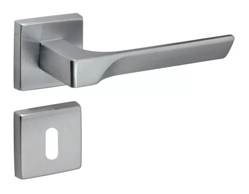 Flash rozeta Italian Pătrată Suprafata crom satinat BB