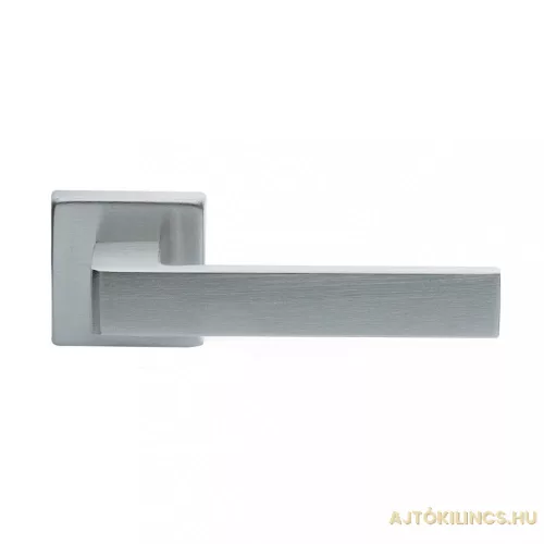 Techna Italian Square rosette Satin chrome surface Only handle on top rosette