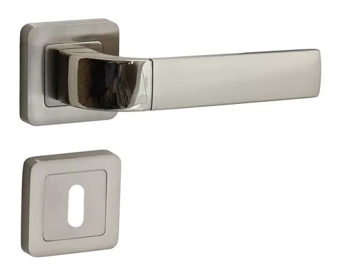 Tosca Rozeta patrata Suprafata crom satinat BB