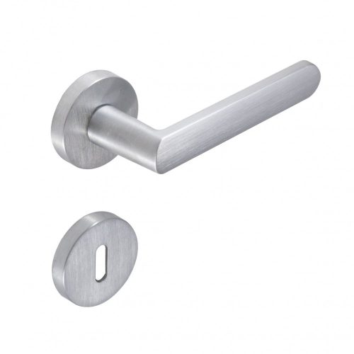 Luna Round rosette Satin chrome surface Only handle on top rosette