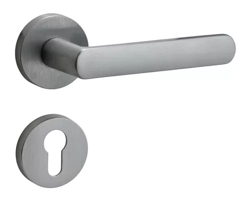 Luna Rozetă rotundă Suprafata crom satinat PZ