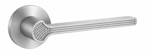 Art Deco (G03) Szatén Króm Felület Csak Kilincs Felső Rozettán