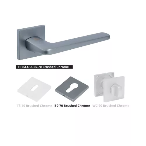 BUSSARE CLASSIC Fresco Patrat model A-55-70 Suprafata crom satinat PZ