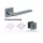 BUSSARE CLASSIC Fresco Square A-55-70 WC suprafata crom satinat