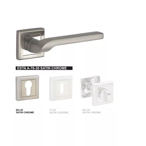 BUSSARE CLASSIC Esta Square Crom Satinat PZ