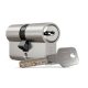 Titan I6 Safety Clutch and Anti-Break Cylinder Lock Inser 10/55 Satin Chrome Surface (5 Keys)