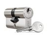 Titan K1 Cylinder Lock Insert 10/30 Satin Chrome Surface (3 Keys)