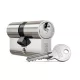 Titan K1 Zylinderschloss Einsatz 40/45 Satin Chrom Oberfläche (3 Schlüssel)