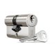 Titan XT Cylinder lock insert 30/35 Chrome Surface (3 Keys)