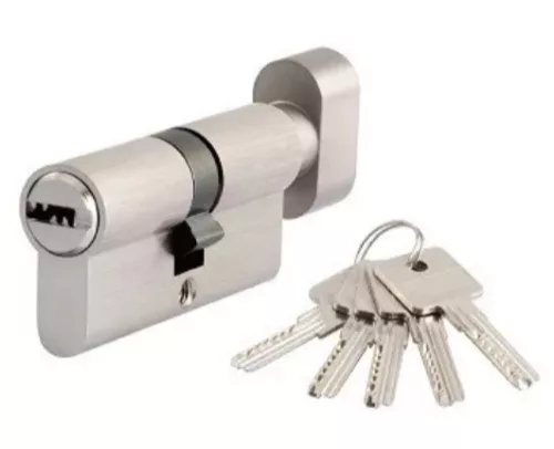 Anbo Gombos Hengerzárbetét 30/40 Szatén króm