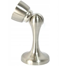 Door Stop Magnetic Wall/Floor Mountable Satin Chrome Surface