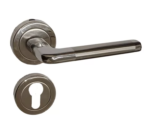 Lindo Rozetă rotundă Suprafata crom satinat PZ - Produs intrerupt