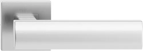 AGATE ajtóajtókilincs négyzet alakú rozettás rozsdamentes acél Csak kilincs felső rozettán