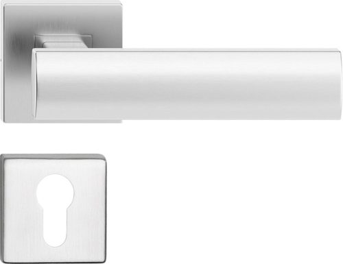 AGATE ajtóajtókilincs négyzet alakú rozettás rozsdamentes acél PZ