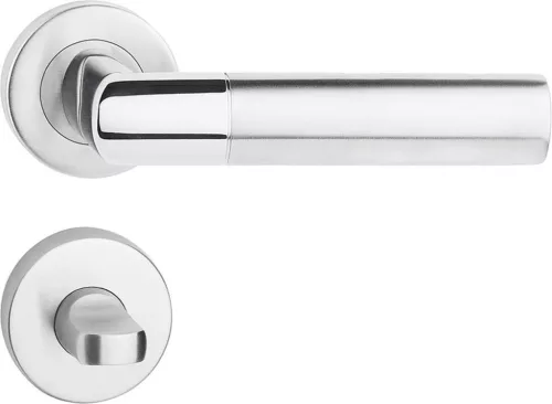 BOLD ajtóajtókilincs kerek rozettás rozsdamentes acél WC