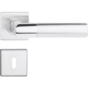   BOLD ajtóajtókilincs szögletes rozettás rozsdamentes acél BB