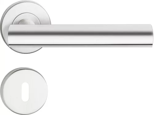 ELEKTRA ajtókilincs kerek rozettás rozsdamentes acél BB