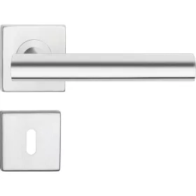   ELEKTRA ajtóajtókilincs négyzet alakú rozettás rozsdamentes acél BB