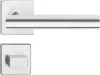 ELEKTRA ajtóajtókilincs négyzet alakú rozettás rozsdamentes acél WC