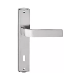 EUROPA pajzsos ajtókilincs nikkel 90 mm BB