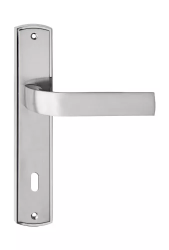 EUROPA pajzsos ajtókilincs nikkel 90 mm BB