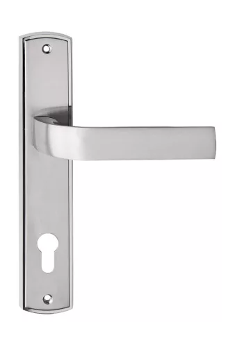 EUROPA pajzsos ajtókilincs nikkel 90 mm PZ