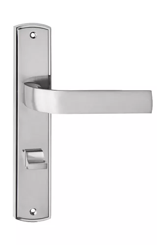 EUROPA pajzsos ajtókilincs nikkel 90 mm WC