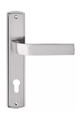 EUROPA pajzsos ajtókilincs nikkel 85 mm PZ