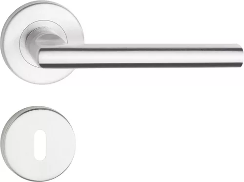 METRO ajtókilincs kerek rozettás rozsdamentes acél BB