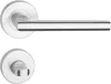 METRO ajtókilincs kerek rozettás rozsdamentes acél WC