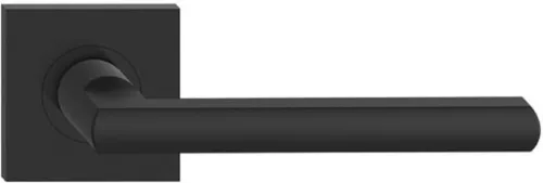 METRO ajtókilincs szögletes rozettás fekete rozsdamentes acél PZ