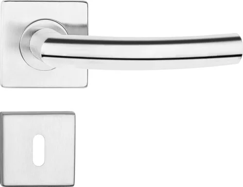 PROXIMA ajtókilincs szögletes rozettás rozsdamentes acél BB