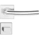 PROXIMA ajtókilincs szögletes rozettás rozsdamentes acél WC