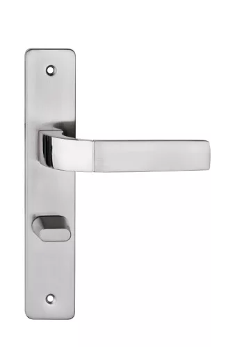 PRIMA pajzsos ajtókilincs nikkel 90 mm WC