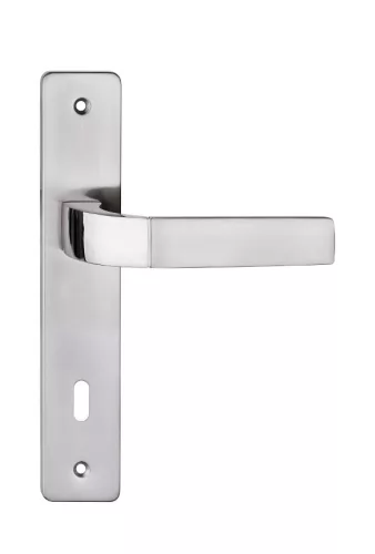 PRIMA pajzsos ajtókilincs nikkel 55 mm BB